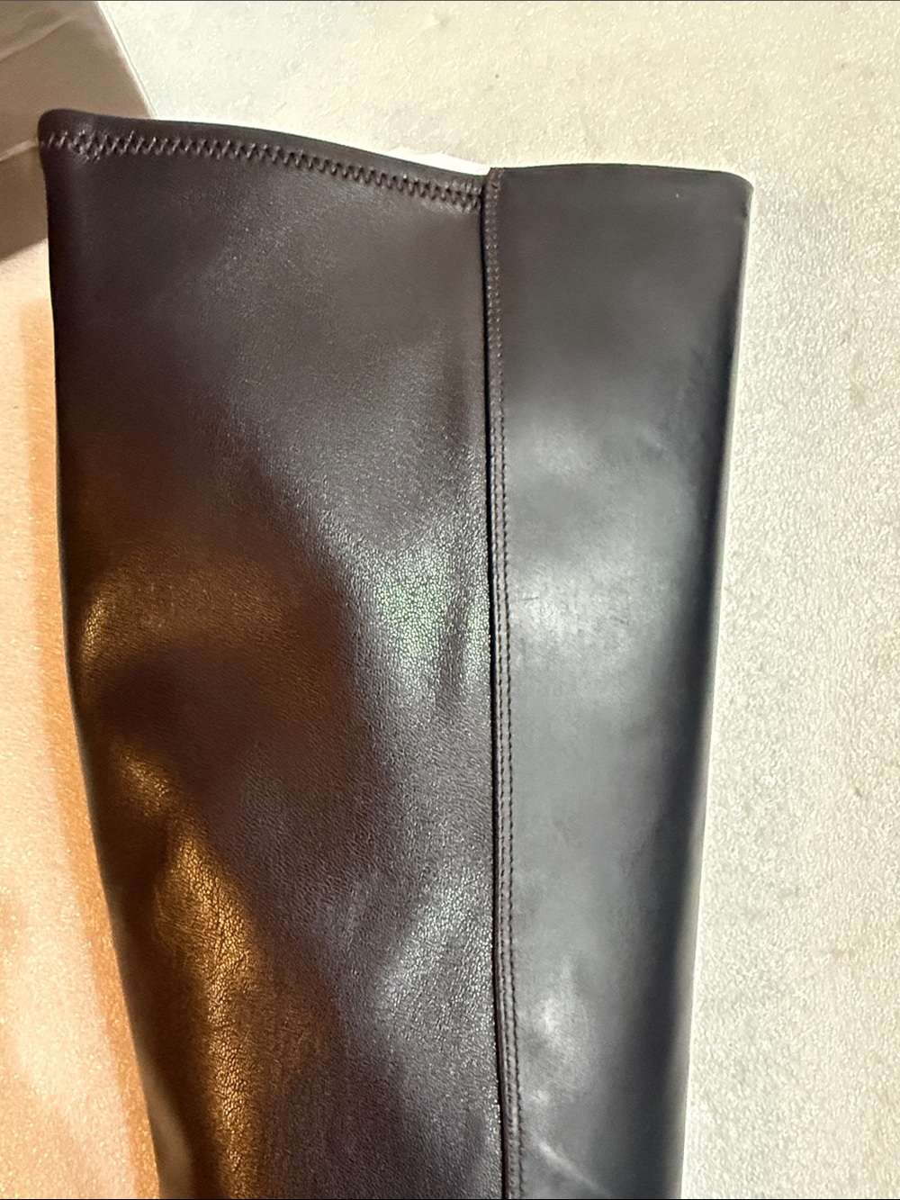 Franco Sarto Women's Jonie Mid Calf Boot Dark Hickory Brown Leather 9 M - Picture 10 of 11